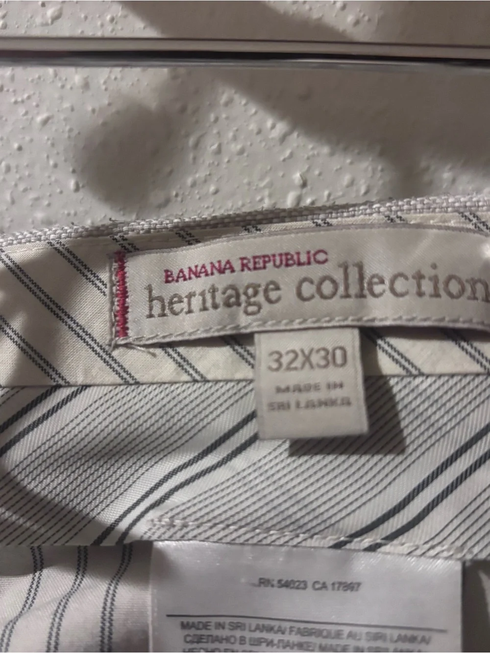 Banana Republic Heritage Collection Linen Pants 32x30 Light Beige